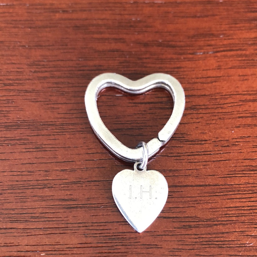 Tiffany heart key ring